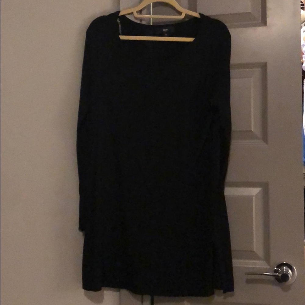 Black Sweater Oversized Shirt